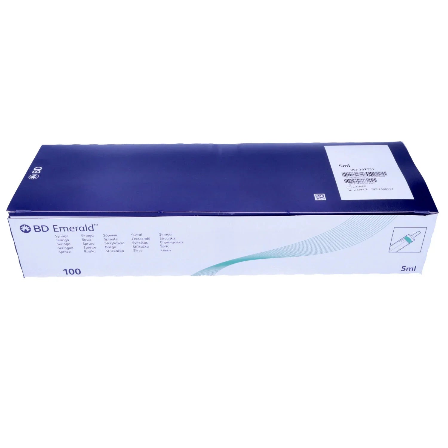 BD Emerald Hypodermic Syringe - Luer Slip Concentric - 5ml