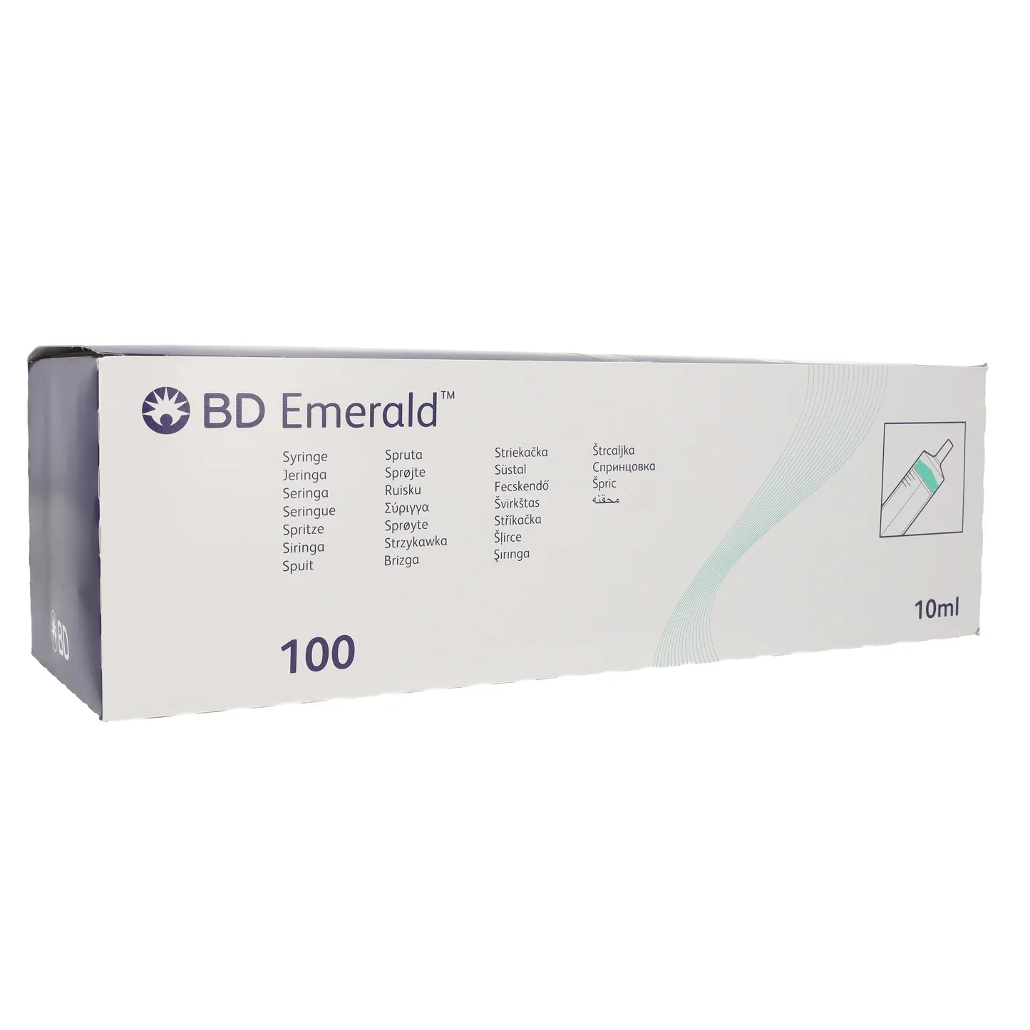 BD Emerald Hypodermic Syringe - Luer Slip Concentric - 10ml