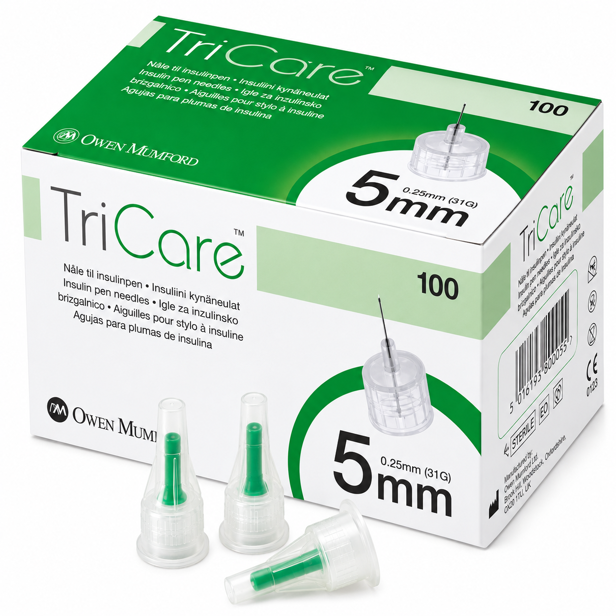 Tricare Injection Pen Needle - 5mm x 31G